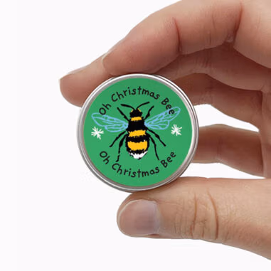 Mini Seedball Tins Christmas Bees