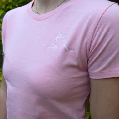 Badger Wild Line-Art Ladies Fitted T-Shirt