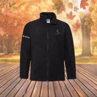 Fox Wild Line-Art Unisex Fleece