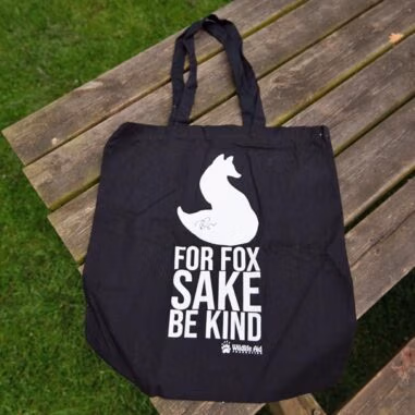 Ricky Gervais designed 'For Fox Sake Tote Bag