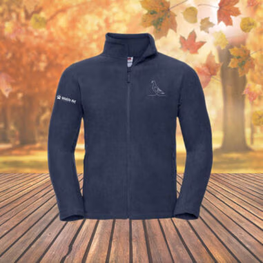 Pigeon Wild Line-Art Unisex Fleece